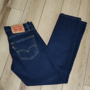 Levi's 511 Men's / Womens Dark Indigo Straight Jeans size 28x30